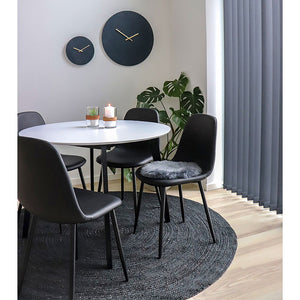 2-pk House Nordic Stockholm spisestol sort