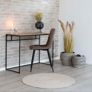 2-pk Middelfart spisestol lys brun