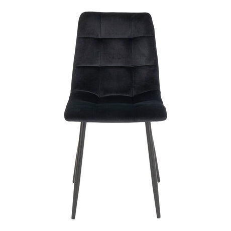 2-pk Middelfart spisestol sort