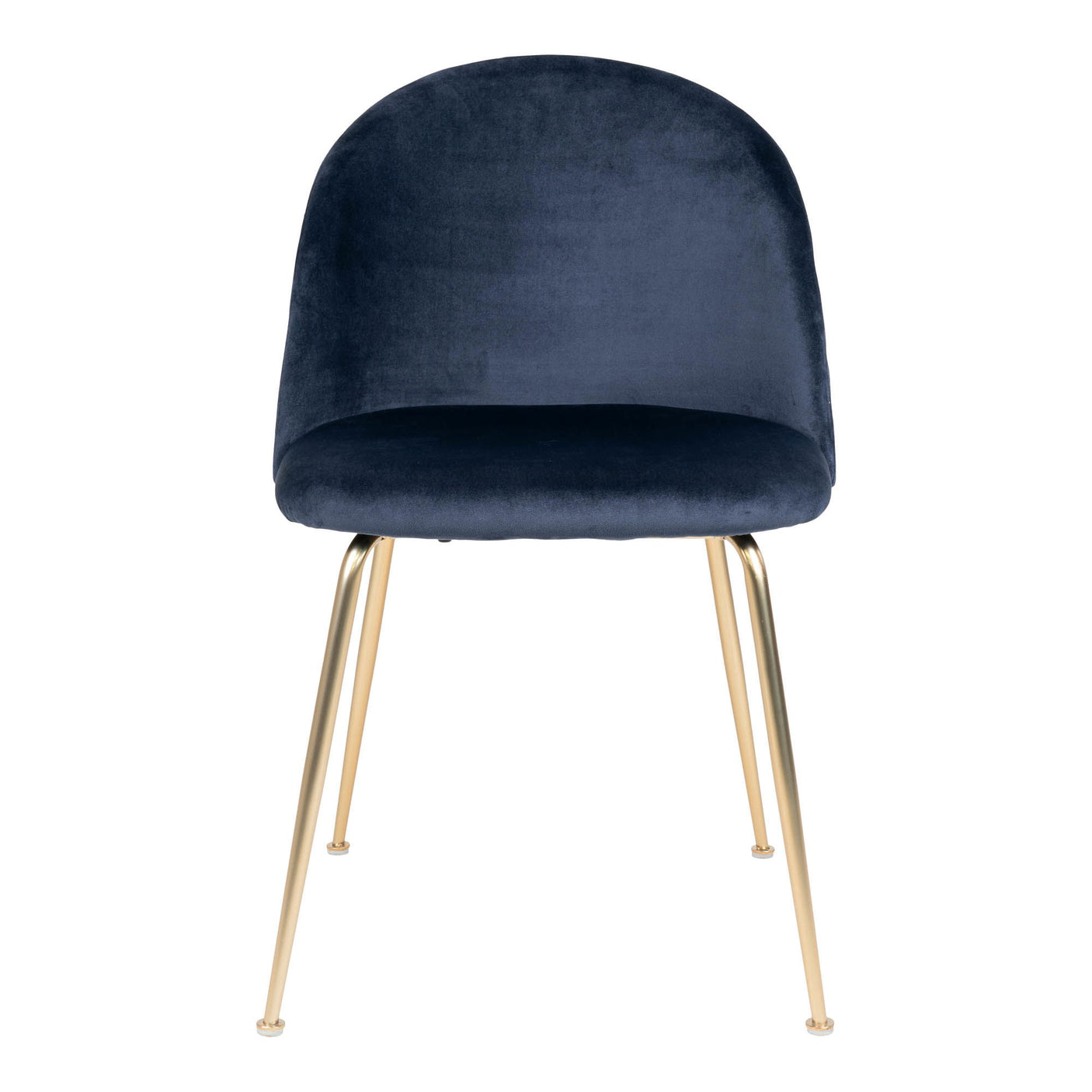 2-pk House Nordic Geneve velvet blå spisestol