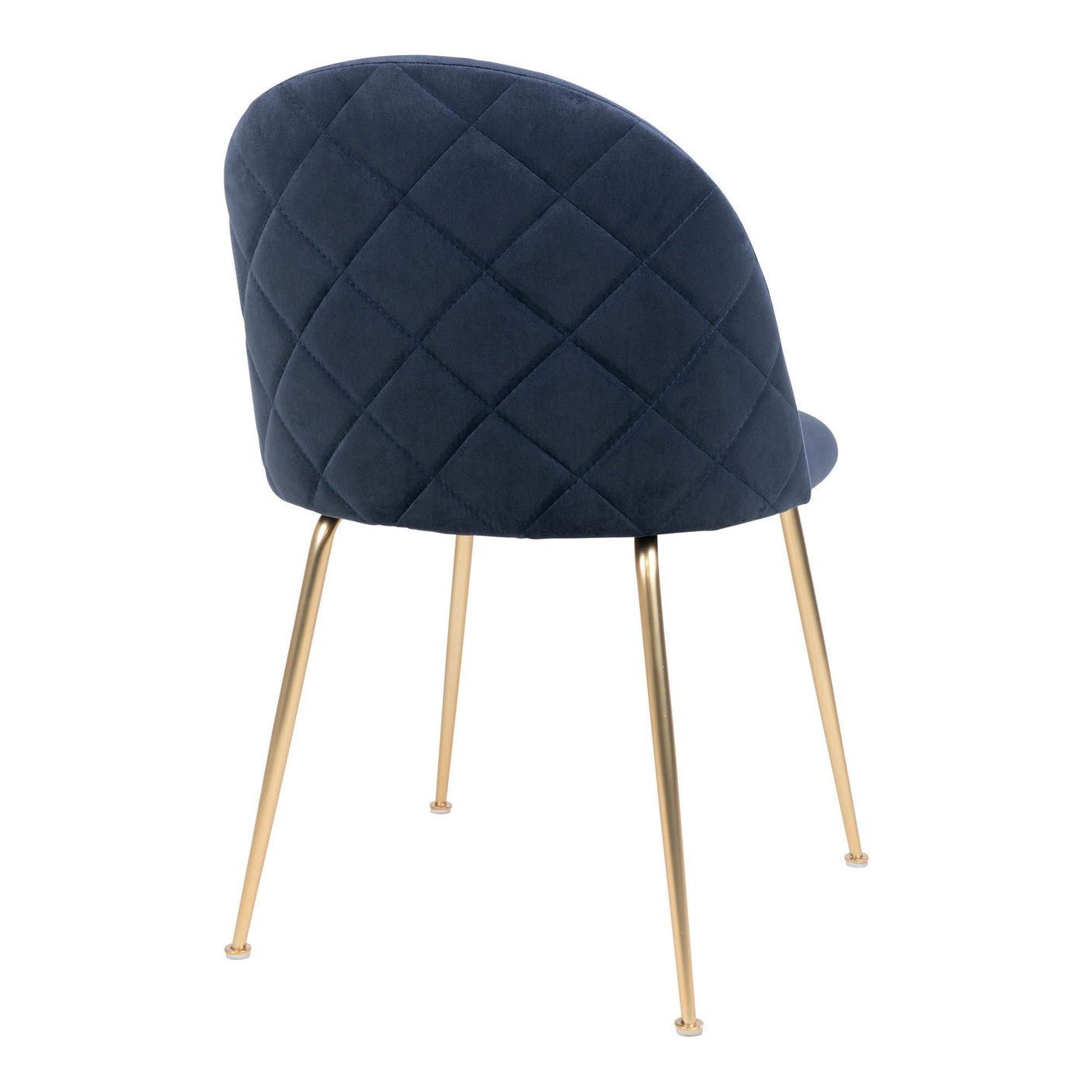 2-pk House Nordic Geneve velvet blå spisestol