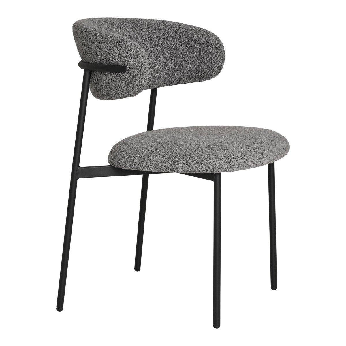 Mira spisestol med ergonomisk rygg og slitesterkt tekstiltrekk