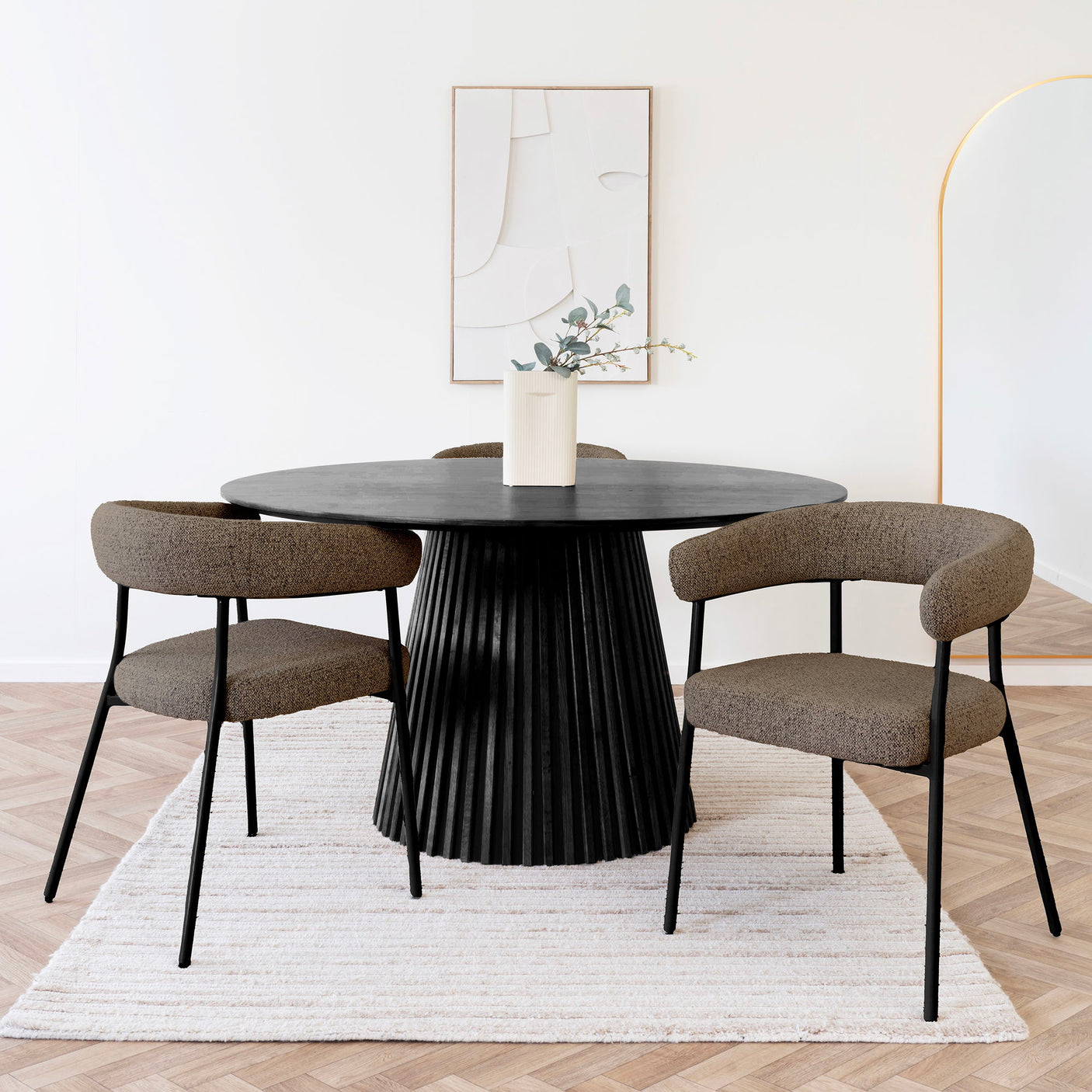 2-pk House Nordic Trivio spisestol brun