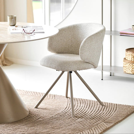 2-pk Fulham dreibar spisestol sand