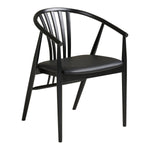 Agustin matstol ek/svart