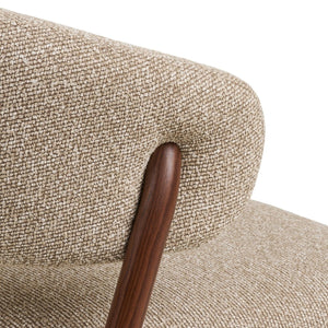 2-pk Cavi spisestol sand/valnøttfarget
