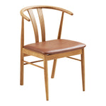 2-pk Artenara matstol naturlig/brun