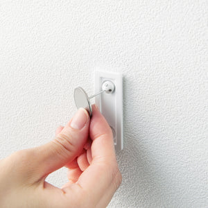 Oppbevaringsboks til vegg hvit