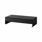 Monitorstativ med skuff svart 50 x 24 x 12,8 cm