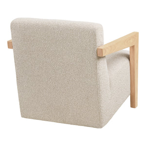 Loungestol med armlener i beige – Caracas fra House Nordic