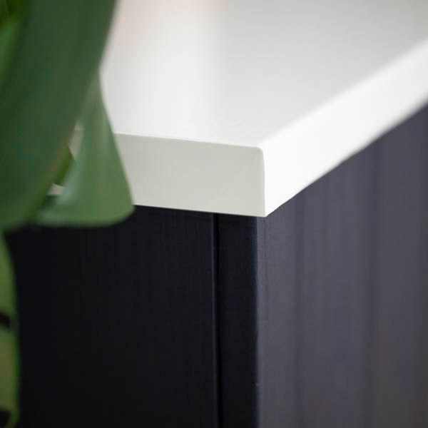 Prov: Unilackerad vit högblank kontaktplast