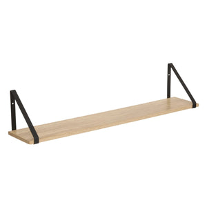 Vegghylle Aliaj med braketter 78 cm, hele vegghyllen
