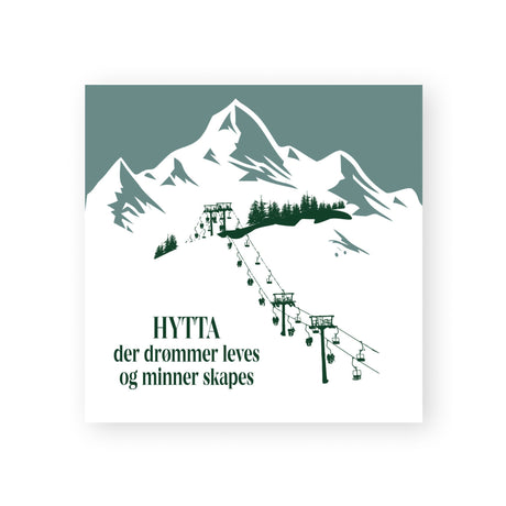 20-pack servetter "Hytta" är sålda