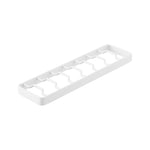 Lille hvid skålstativ 32 x 8,6 cm