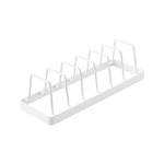 Tallerkenstativ hvid 32 x 11 x 9 cm