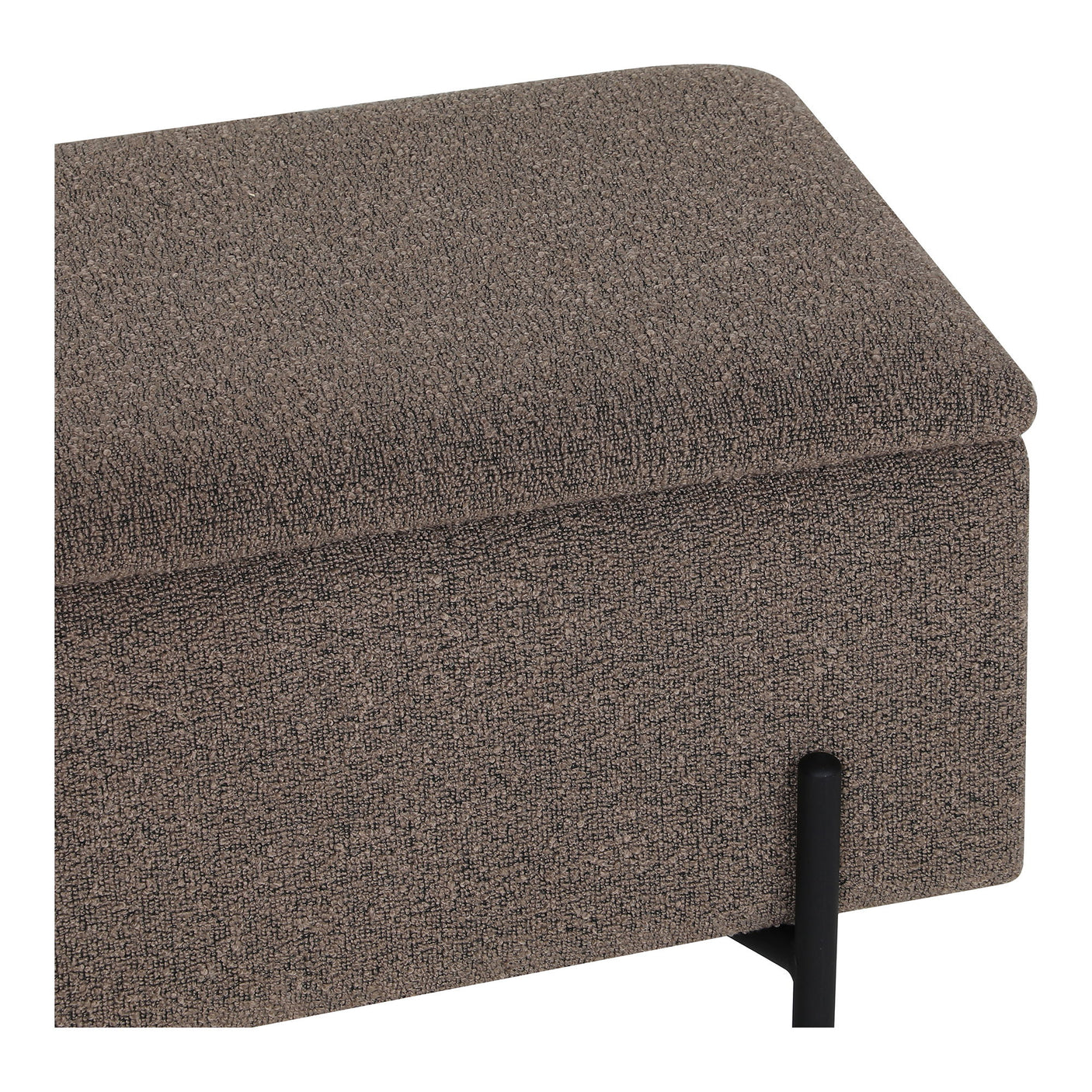 House Nordic Watford benk med oppbevaring, boulcé brun 95 x 36,5 x 34 cm
