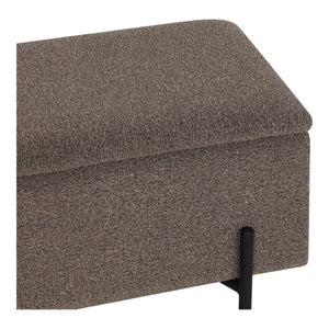 House Nordic Watford benk med oppbevaring, boulcé brun 95 x 36,5 x 34 cm