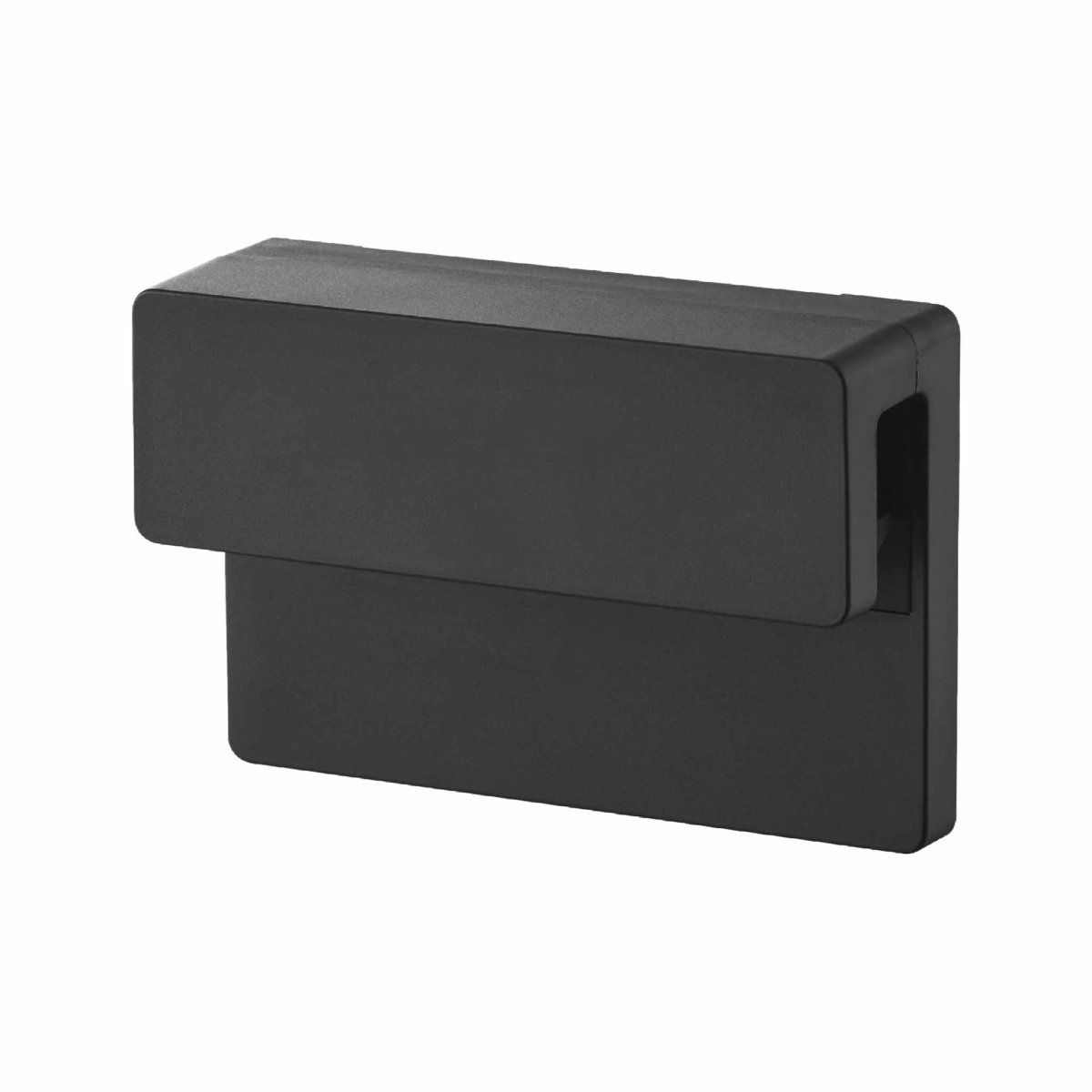 Selvklebende tannbørsteholder sort 9 x 6 cm - Lindas Dekor