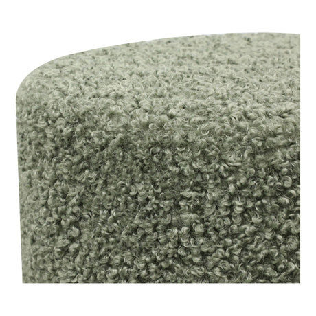 Ejby puff teddy grønn ø34 cm