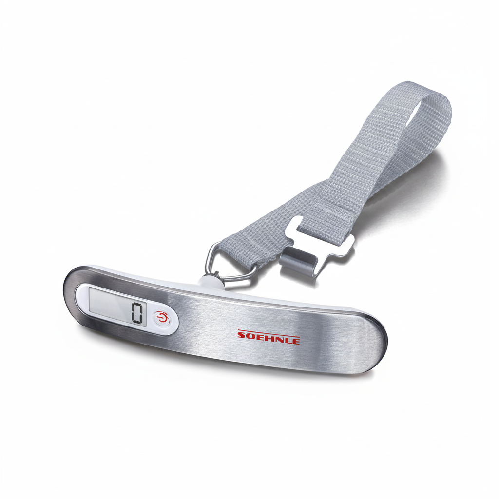 kompakt bagasjevekt til koffert med kapasitet opptil 50 kg