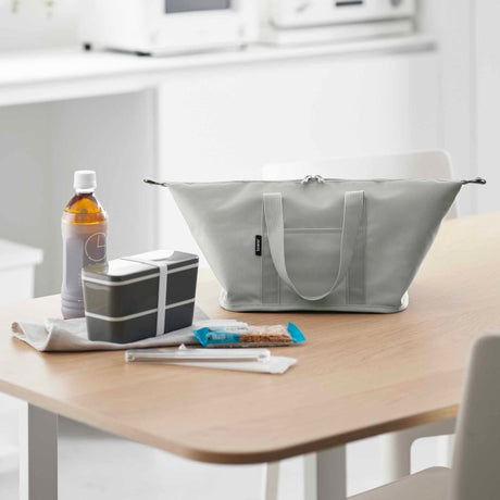 Kjølebag grå sammenleggbar 51 x 18 cm - Lindas Dekor