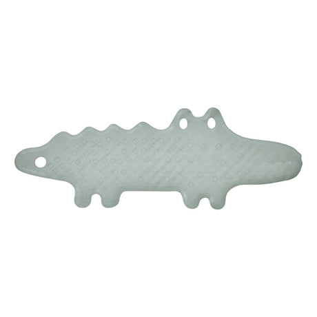 Gamio badematte med grått krokodillemotiv, 91 cm