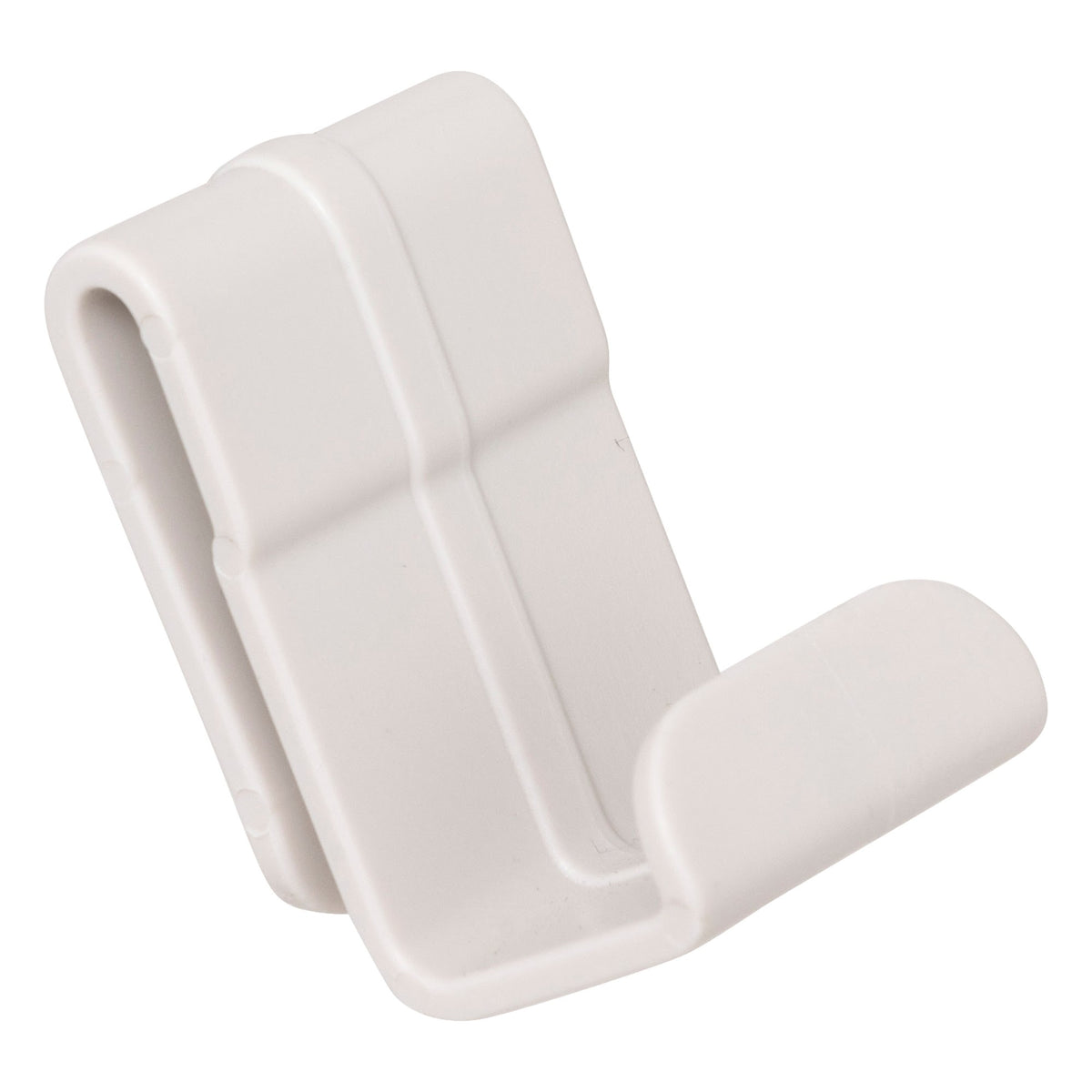 Uttrekkbar skaporganiser 2 etasjer beige 34 cm, kroken på siden