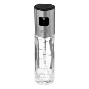 Olje- og eddikspray i glass med målestrek 100 ml, sprayflasken