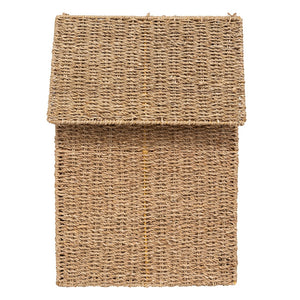 Sivvaskekurv i naturfiber, stående format