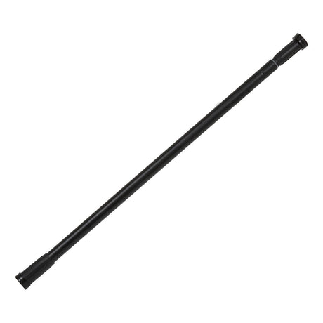 Teleskopisk dusjstang i matt sort, 70 til 120 cm