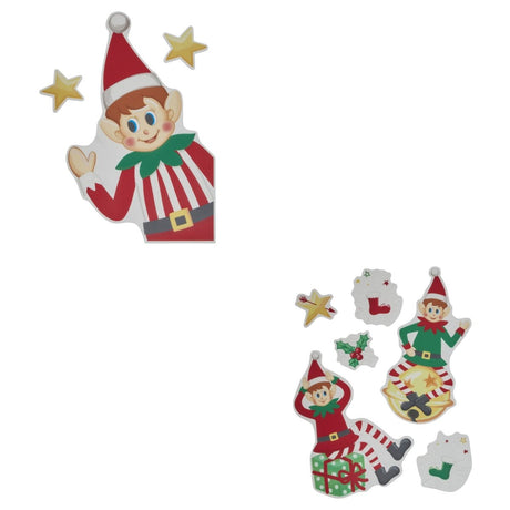 Vinduspynt nisse 2 design 28 x 34 cm, begge design