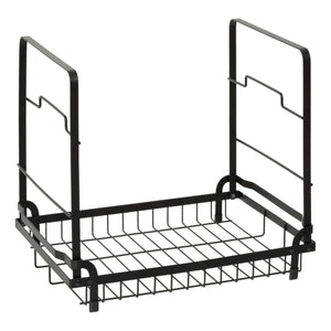 Oppvaskstativ Black Edition 2 etasjer sort 49,5 cm, den øvre etasjen