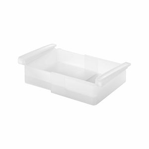 Yamazaki uttrekkbar kjøleskapshylle i hvitt