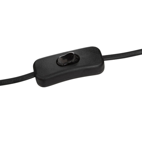 Bordlampe Gaia kule linfarget 28 cm, ledningen med bryter