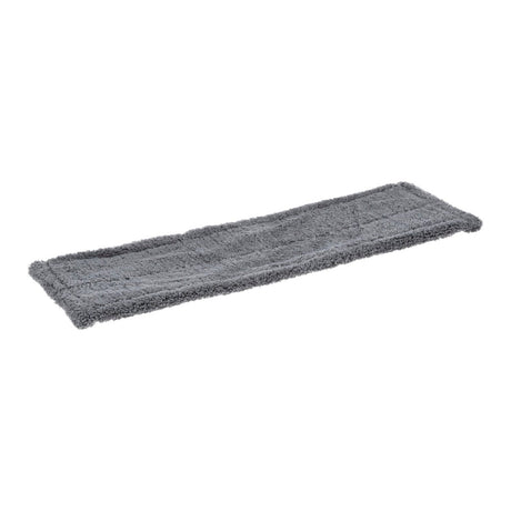 Teleskopmopp med mikrofiber og skaft i stål, mikrofiberduken