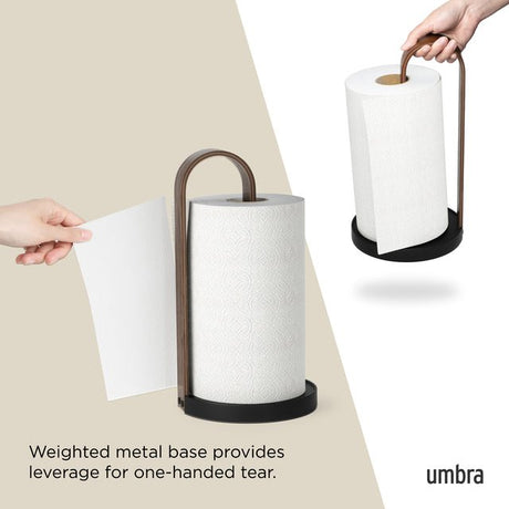 Umbra Bellwood pappersrullhållare trä och metall