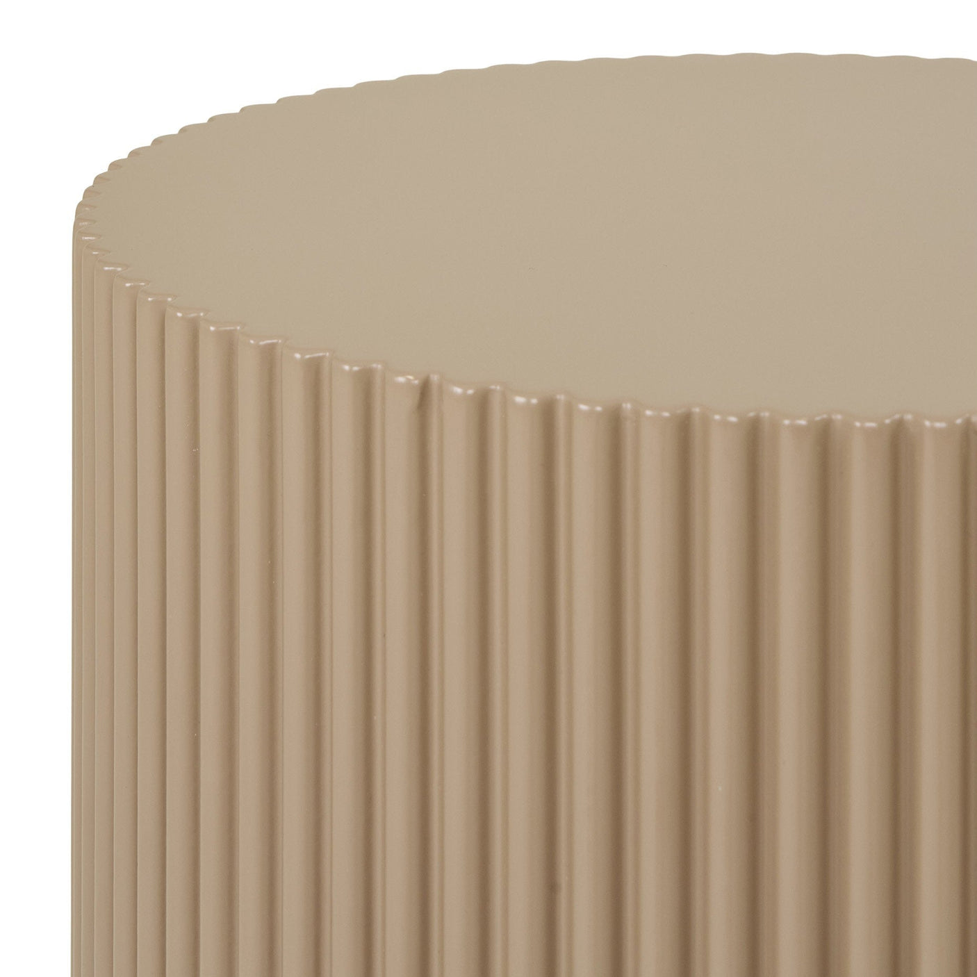 Farense sidebord mørk sand ø30 cm