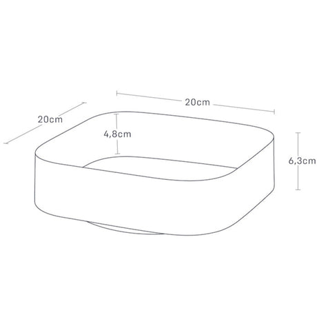 Praktisk dreibart brett for krydder, sauser og oljer.