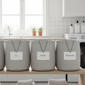 5-pk Etiketter vaskemidler, klær