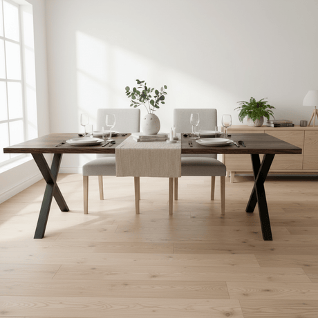 Toulon spisebord røkt eik 300 cm - Lindas Dekor Spisebord