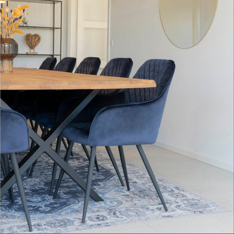 Spisebord 300x100 cm naturlig eikefiner - Toulon House Nordic oversigt