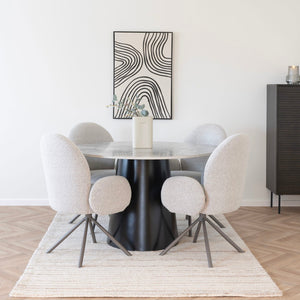 Brito matbord grått 120 cm