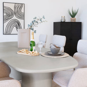 Maranola matbord beige/cement 240 cm