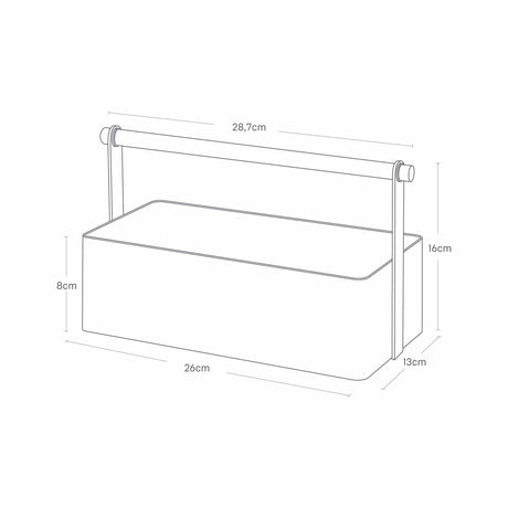 oppbevaringsboks til småting på bad og kontor
