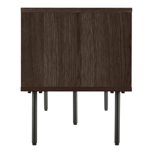 Mørk TV-benk 150x40x50 cm i røkt eikefiner – Kyoto