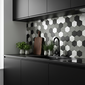 1-pk Espresso hexagon