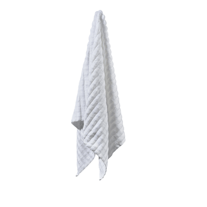 Badehåndkle Inu 70 x 140 cm hvit - Lindas Dekor