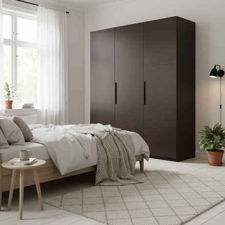 Djup chokladfärgad supermatt kontaktplast