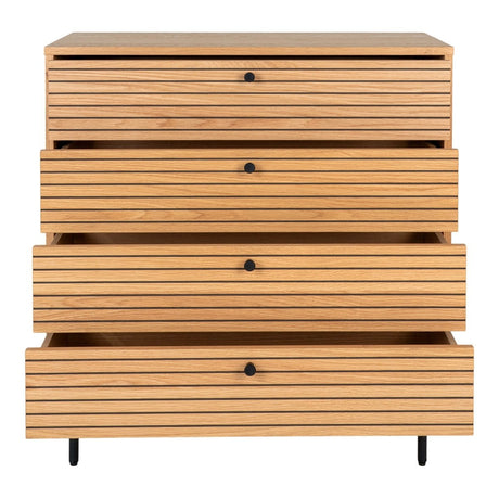Kommode 80x40x85 cm i lys eikefiner – Kyoto fra House Nordic