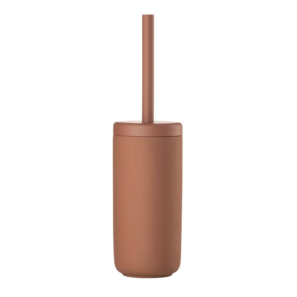 Ume toalettbørste i terracotta med matt overflate